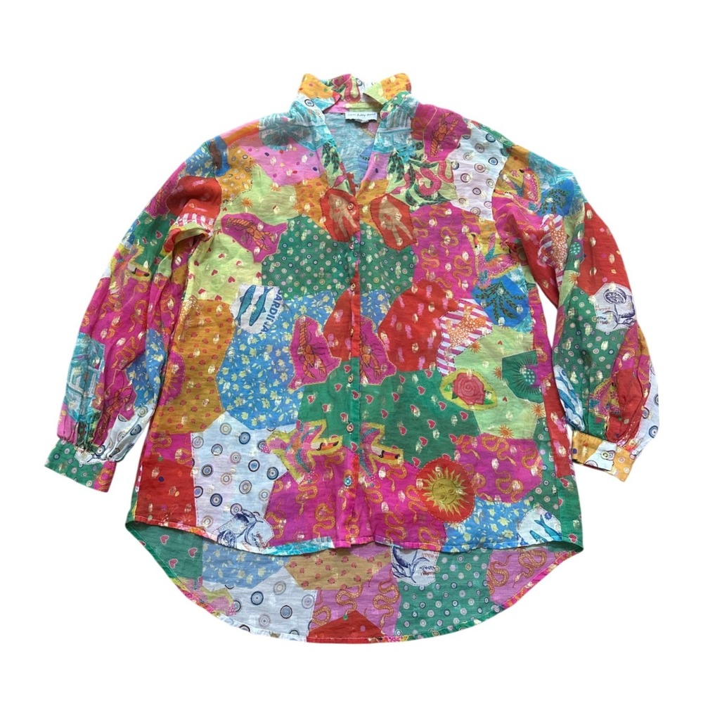 Never Fully Dressed Bizarre Oversized Shirt Size 6